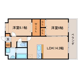 静岡駅 バス13分  西中原下車：停歩3分 1階の物件間取画像